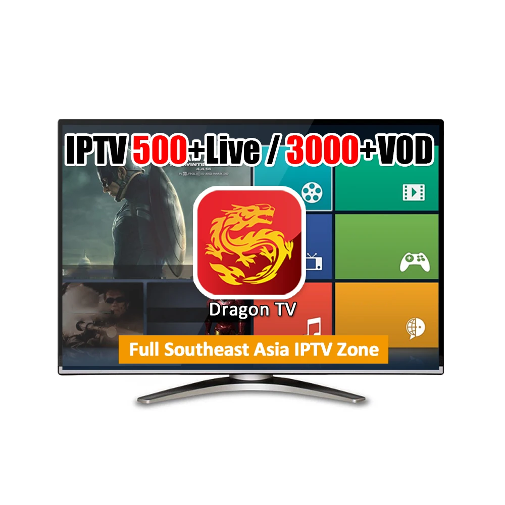 South Asian Iptv reseller Amlogic S905W free iptv testing channel android tv box with 1GB DDR3 8GB EMMC Dragon iptv