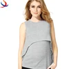 2019 new fashion Summer Maternity Nursing Tank Clothes Black Breastfeeding T-Shirts For Pregnant Women Pregnancy Wear