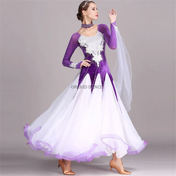 

Women Adult Competition International Standard Ballroom Dance Dress