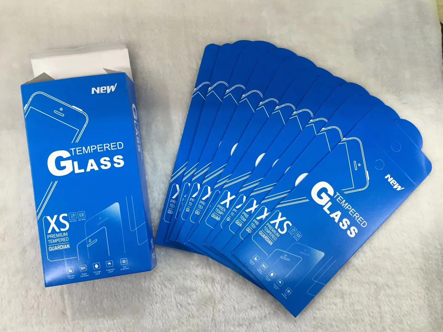 Retail Package Paper Packing For Tempered Glass Screen Protector (not