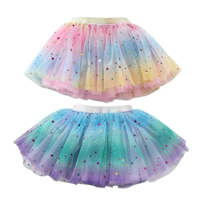 

Wholesale Baby Girls Dress Professional Ballet Multiple Puffy Rainbow Tutu Dress christmas gift, All kinds of colors