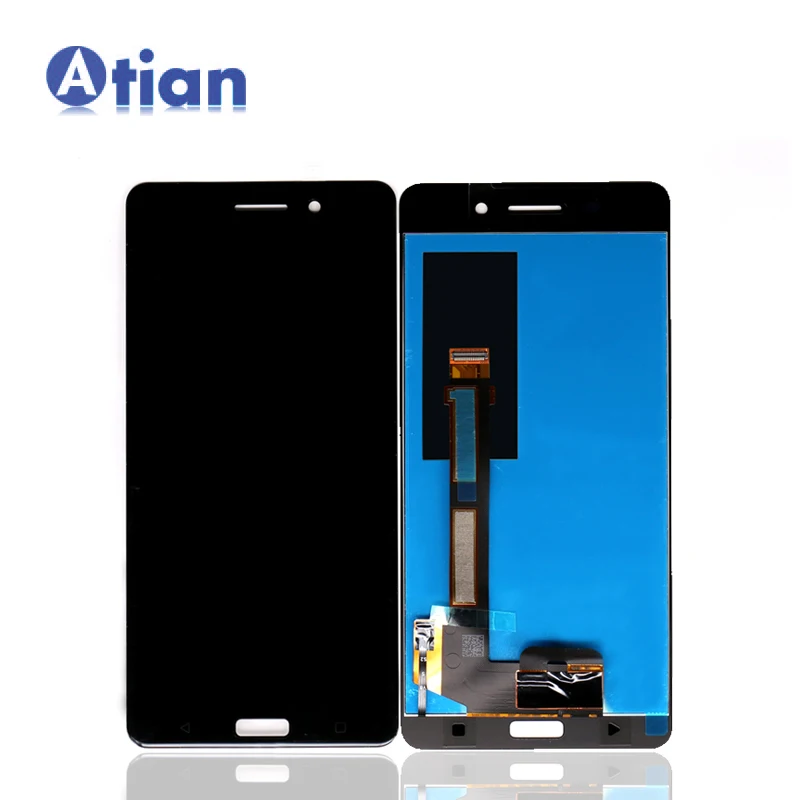 

50% Discount 5.5 inch For Nokia 6 Lcd Screen Lcd Display Digitizer Touch Panel Screen Assembly For Nokia 6 N6 Lcd, Black