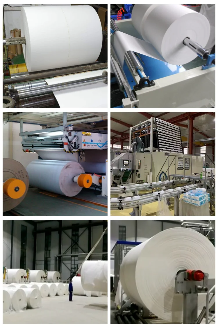 Custom Watersoluble White Biodegradable Cheap Bathroom Tissue Jumbo