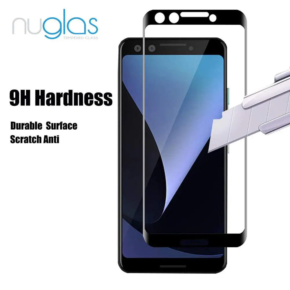 

Full Coverage Scratch-proof Tempered Glass Film for Google Pixel 3 Screen Protector anti fingerprint, N/a