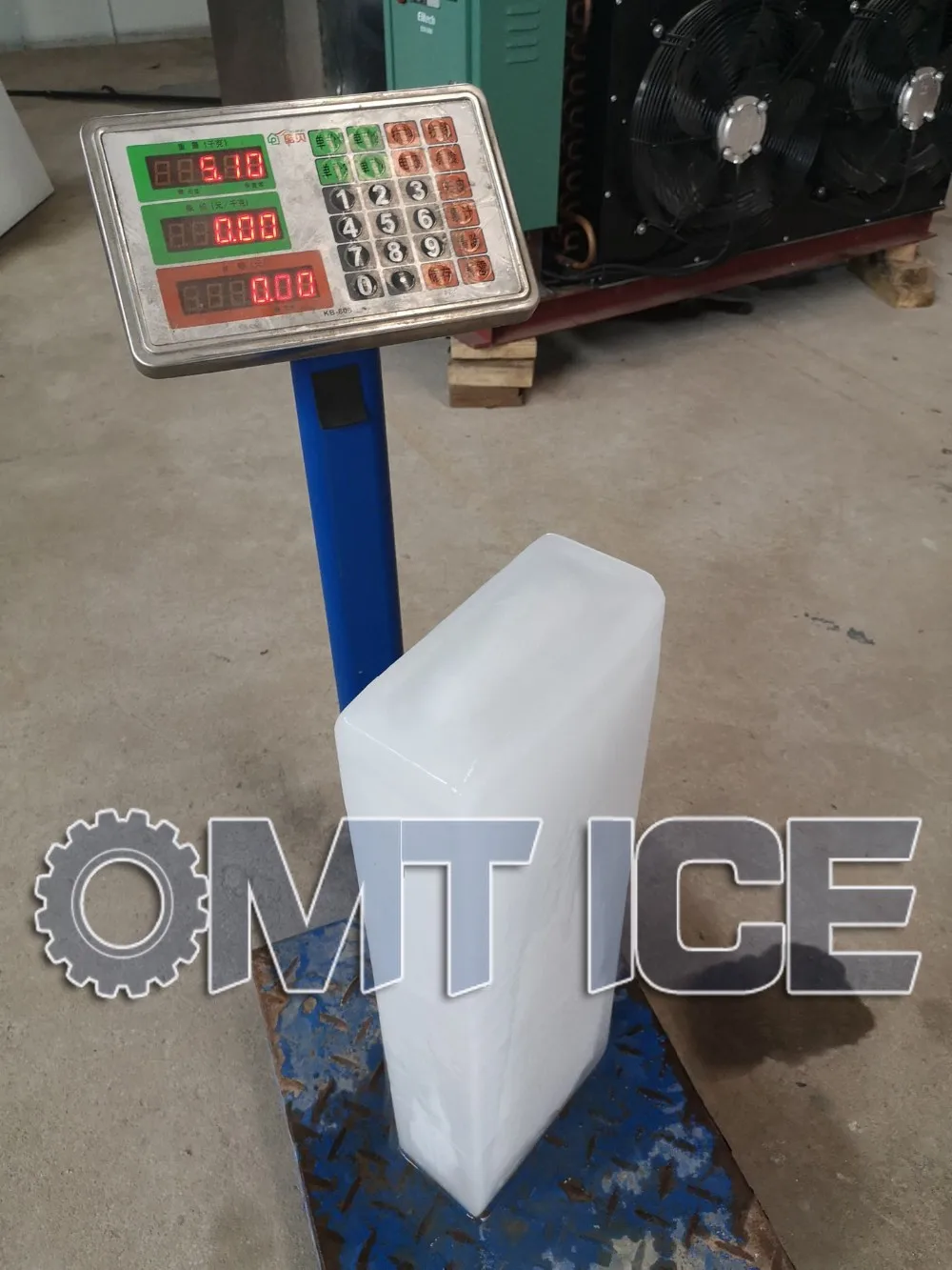 Omt 500kg Single Phase Ice Block Making Machine With Stainless Steel Ice Moulds Buy 500kg