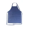 Two Metal Buckle Neck Strap Adult Aprons for Painting with Three Pockets