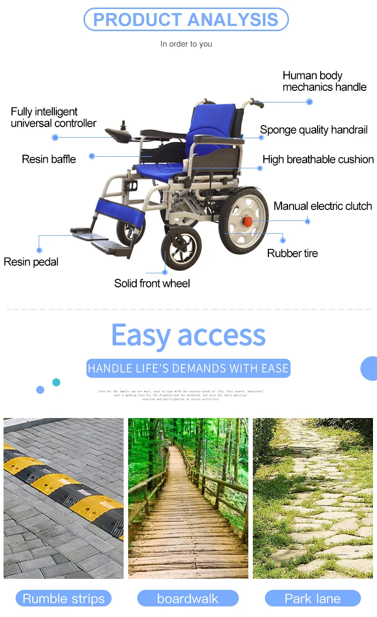 Aluminum Self Locking Brake Wheelchair Made In China With Two