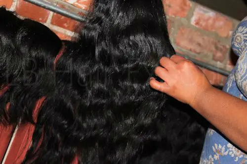 Virgin Wavy Samoan Machine Weft Hair Extensions Buy Virgin Wavy