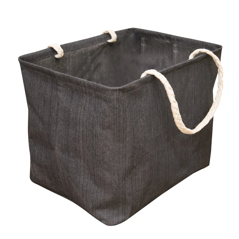 

Wholesale Large Hamper Fabric Foldable Collapsible Laundry Baskets With Handles, Customized