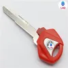 Blank Ignition Key left blade uncut motorcycle Key for YAMAHA in red