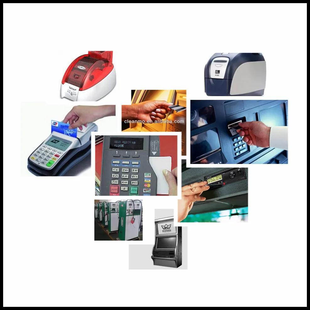 Card Reader Cleaning Card Cr80 For Atm/pos/ Id Card Printer/hotel Lock