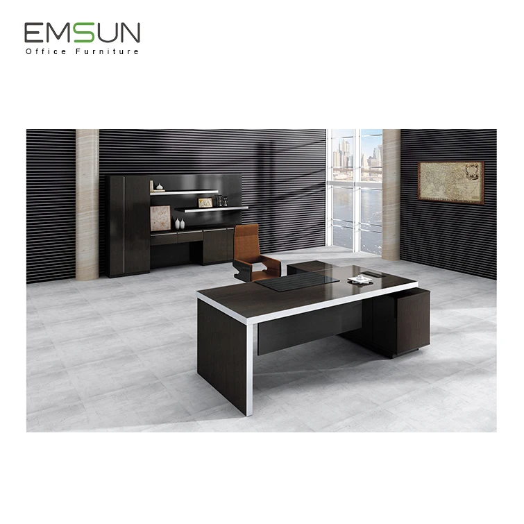 
China factory cheap price furniture l shaped office desk modern office desk executive office table design 