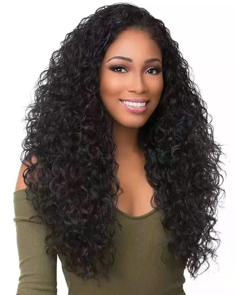 

Wholesale Kinky Curly 100% Human Hair Lace Front Wigs For Black Women Perruque en cheveux naturels, #1,#1b, natural color, #2, #4,#27, #30, #613