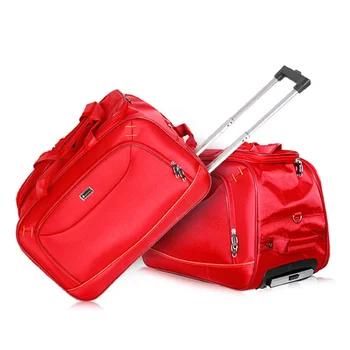 Wholesale Wheeled Duffel Rolling Waterproof Trolley Travel Bag Luggage - Buy Custom Trolley ...