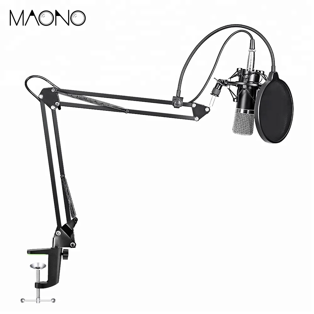 

Latest new Cardioid condenser high quality studio microphone, Black;silver