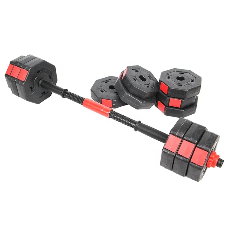 Wholesale Gym Equipment Black Painting 20KG adjustable dumbbell set