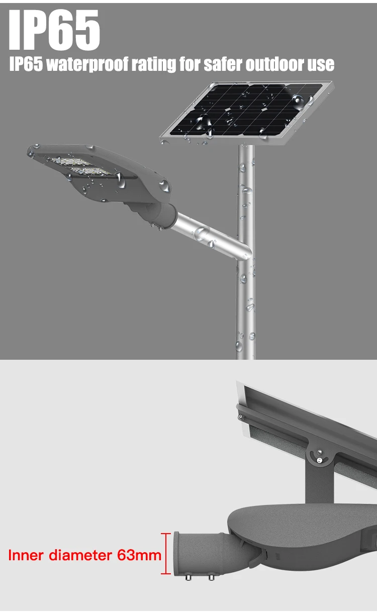 BOSUN High working efficiency Intelligent 60w 90w Smart Remote Monitoring solar street light - ANKUX.COM