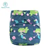 Happy flute Customized 3D Printing baby care product cartoon cloth diapers nappies