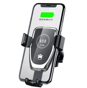 New product qi wireless charger car magnetic mobile phone holder