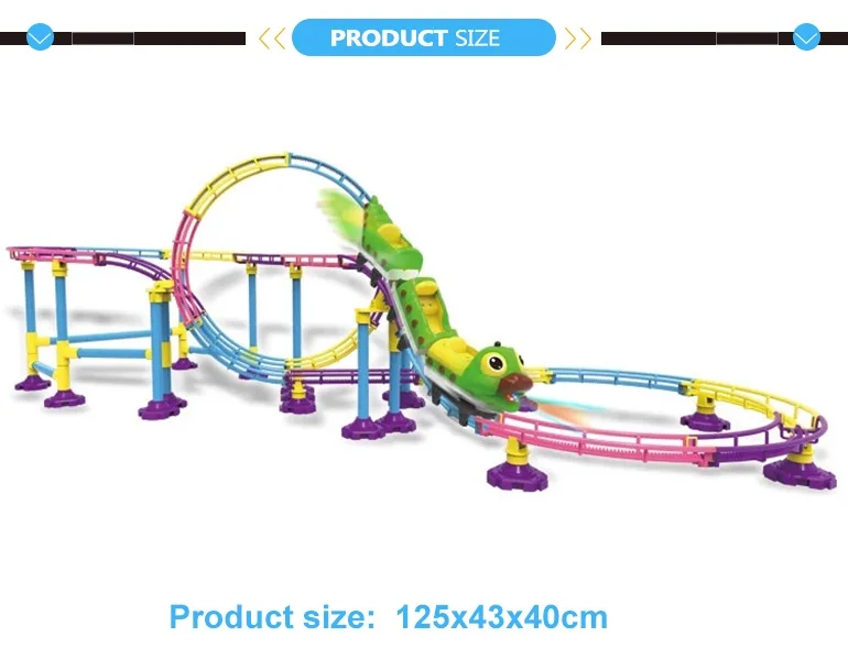 plastic roller coaster for toddlers