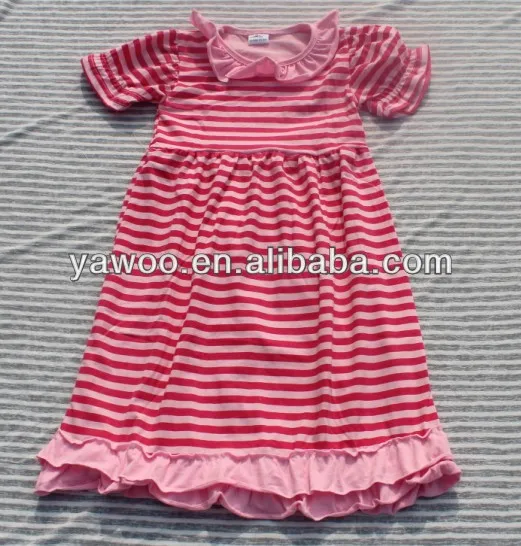 New Stripe Chiffon Ruffle Kids Party Wear Dresses For Girls Simple Design Dress Designer One Piece Party Dress Baby Clothes Buy Kids Party Wear Dresses For Girls Designer One Piece Party Dress Girls