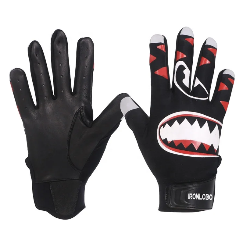 

2019 OEM Custom Logo China Leather Pro Baseball Batting Gloves, Custom design