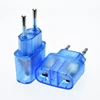 Wholesale electric charge conversion plug adapter US/UK/AU/CN/EU to EU4.0mm power plug Type C socket outlet blue JHD-9005
