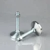 Leveling Foot Threaded Glide Feet, 2" 3/8-16 Stud, 2" Base Leveler Foot