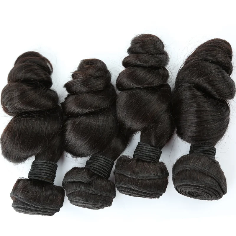 

Aliexpress Human Virgin Hair Wholesale Tangle Free 10A Grade Loose Deep Wave Hair Peruvian online shopping