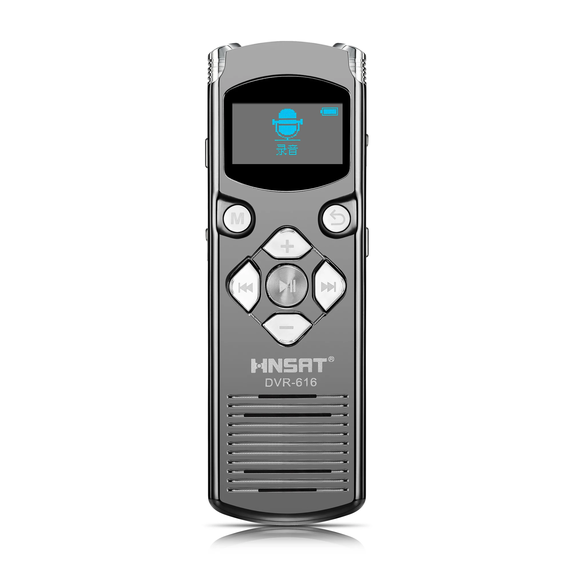16GB High-end Professional Digital Dual Microphone Stereo High Definition Audio Voice Recorder