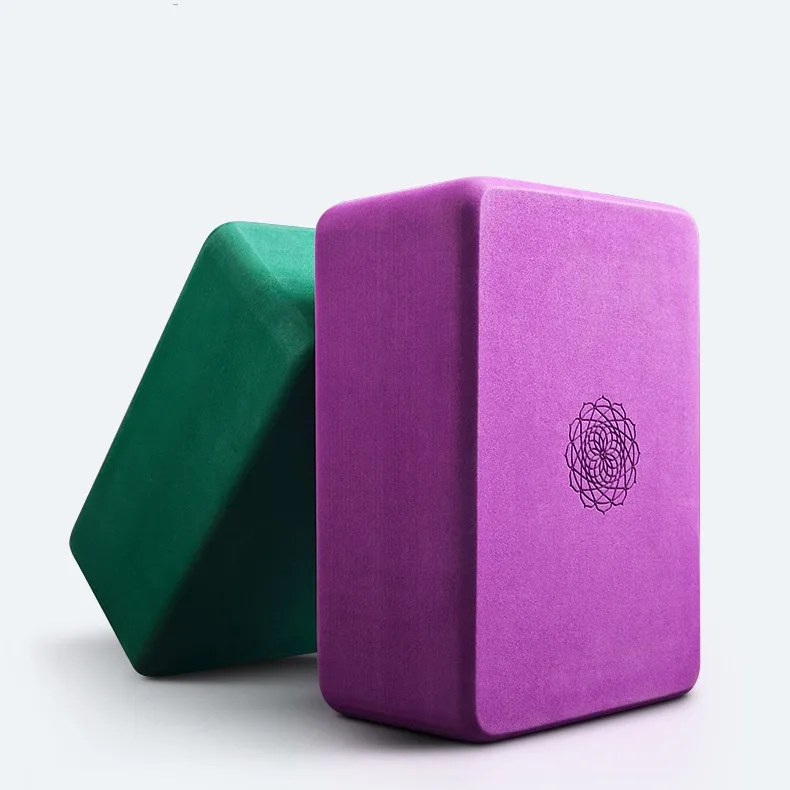 

EVA customized pilates stretch foam printed yoga block, Customized color