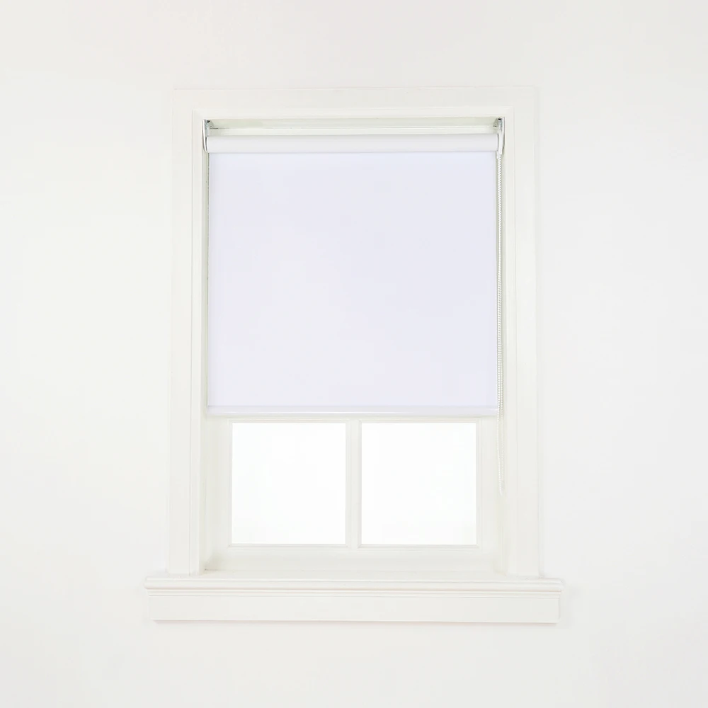 

Hot selling fancy white roll up window blackout roller curtain blinds