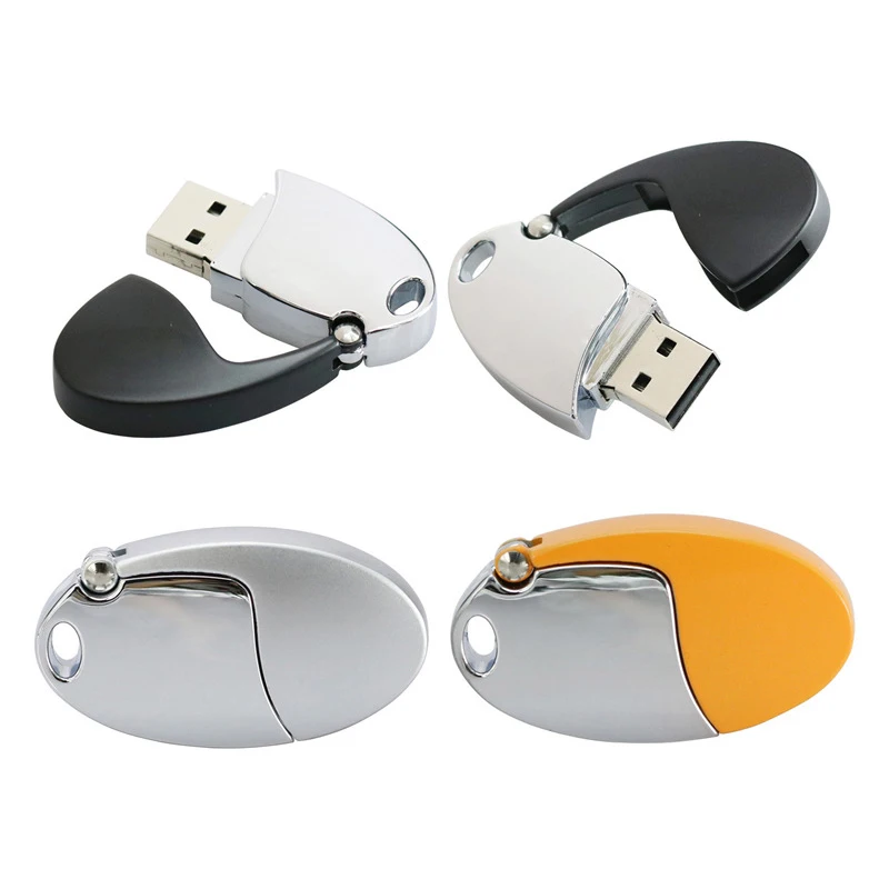 USB Flash Drive Mini Metal Pendrive 16gb 8gb Swivel USB2.0 Stick Gift Custom Logo Laser word Engrave design Print Pattern Gift - ANKUX.COM