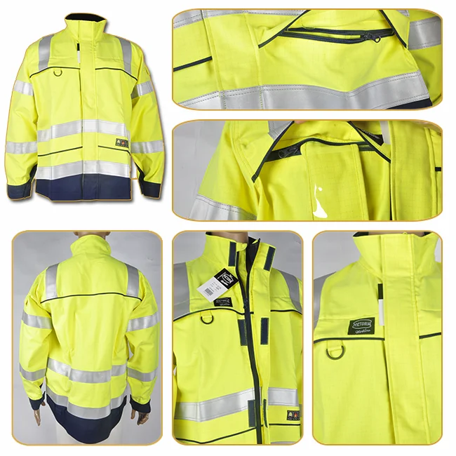 Hi Vis Safety Protective Winter Work Jackets 3m Reflective Buy 3m