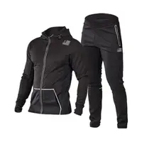 

Customized cotton slim reflective jacket running pants fitness training basketball sports track suit