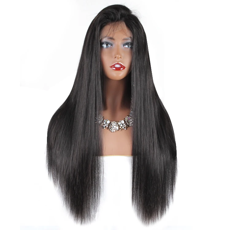

Wholesale 26 Inch 100% virgin brazilian hair full lace front wig, N/a