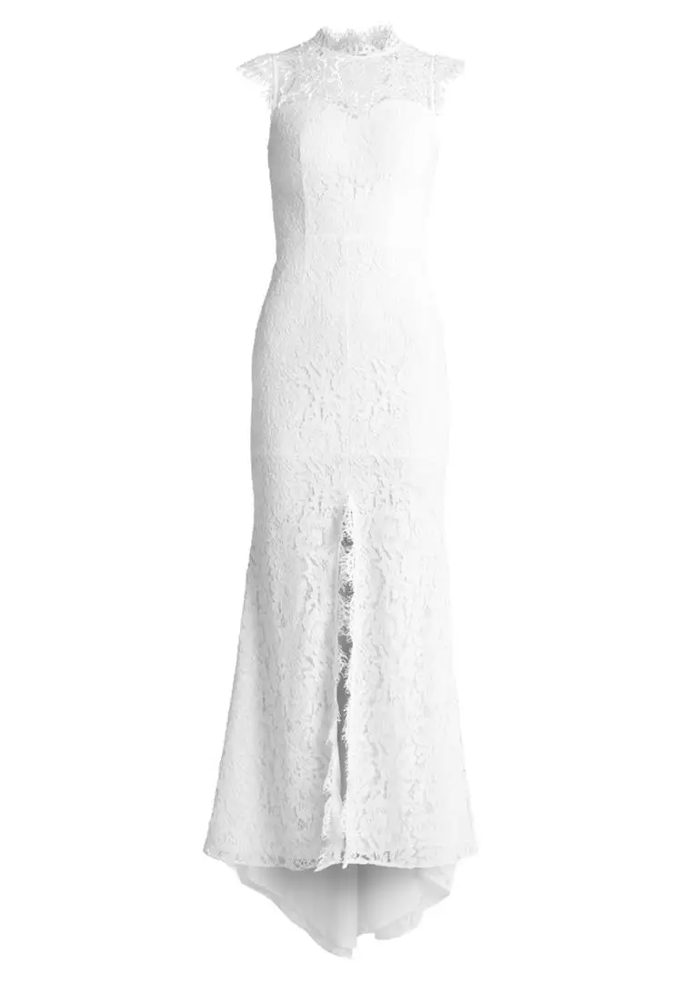 ladies white maxi dress