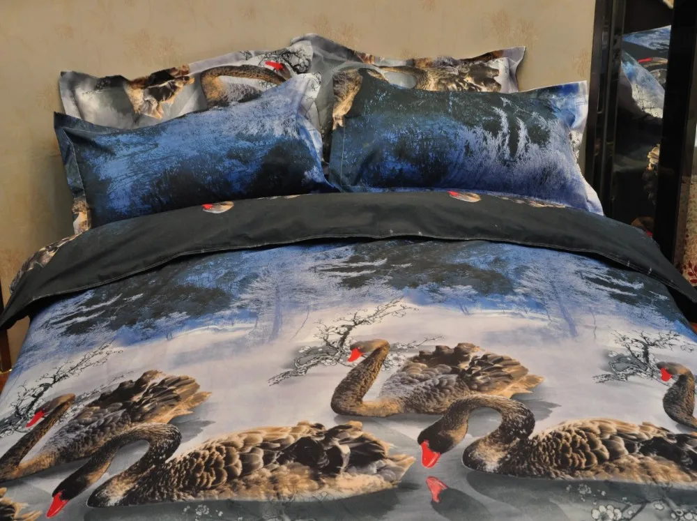 textiles  bedding  bedding set  product description black swan