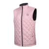 reversible quilted diamond winter uniform office vest