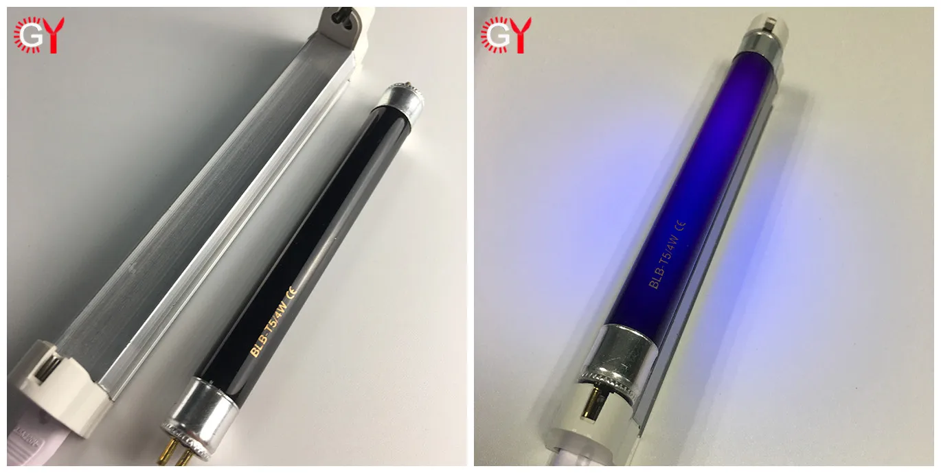 4W 365nm lamp UV black light T5 fluorescent lamp