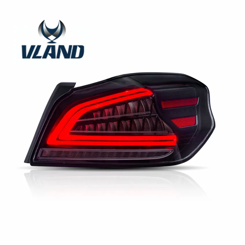 VLAND Manufacturer For Car Tail Lamp For WRX LED Taillight 2013 2014 2015-UP For WRX Tail Light Full LED Witn Moving Turn Signal