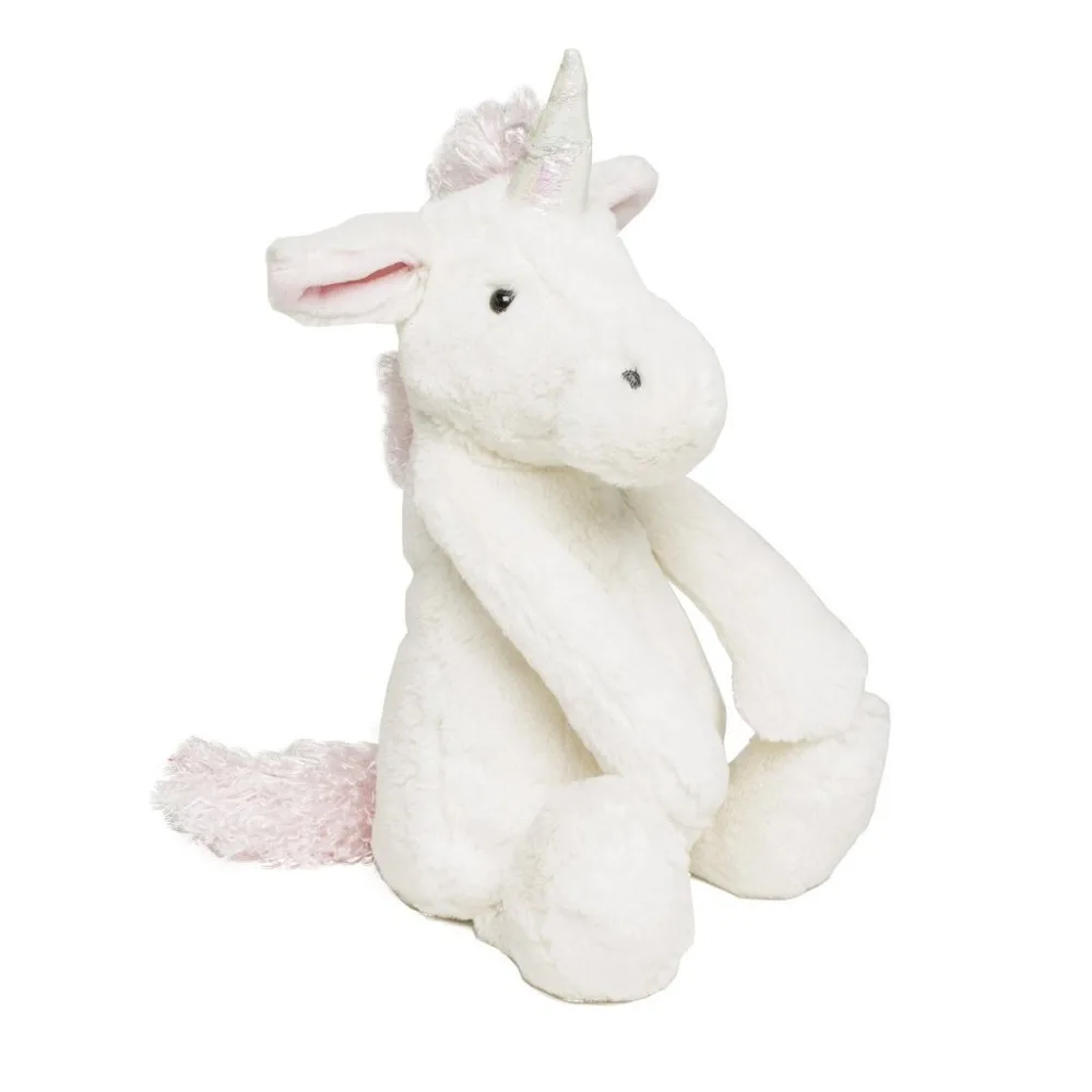 white stuffed unicorn
