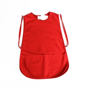 smock work apron,red model blouse for hotel receptionist uniforms smock work apron,red model blouse for hotel receptionist uniforms
