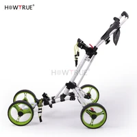 

4 Wheels Aluminium Folding Golf Trolley