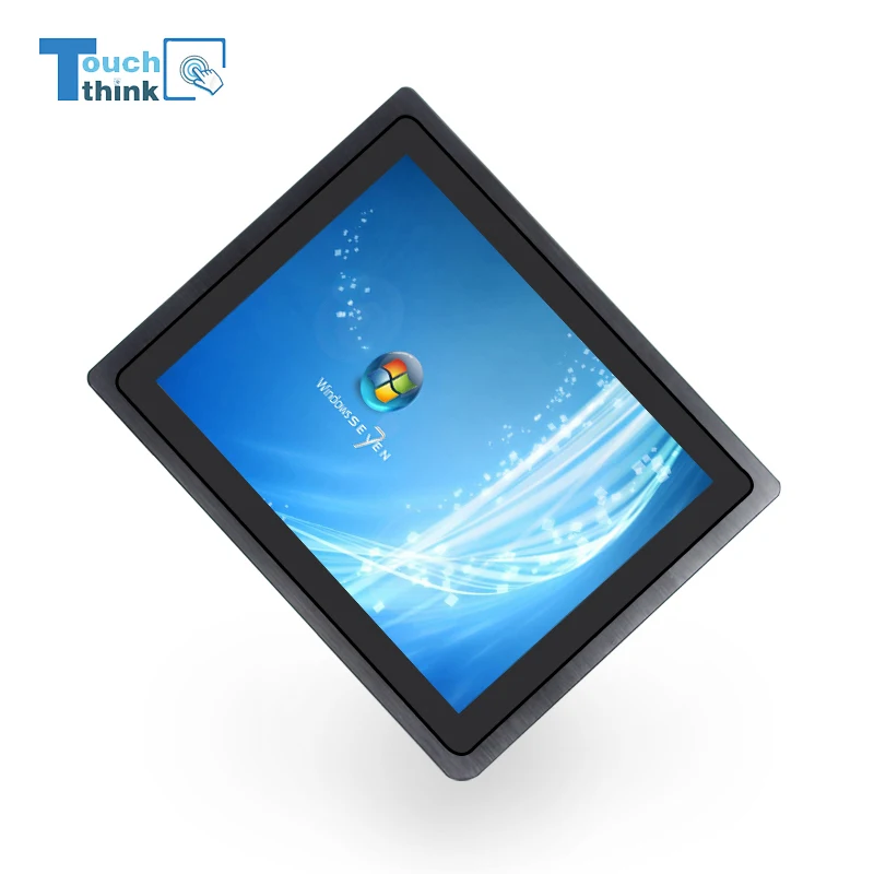High Brightness Industrial Touch Screen All in one 12 inch wall mounted mini panel pc with camera