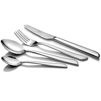 

Stainless Steel Knives Spoons Forks Mirror Polished Modern Elegant Silverware Flatware Lianyu Cutlery Set