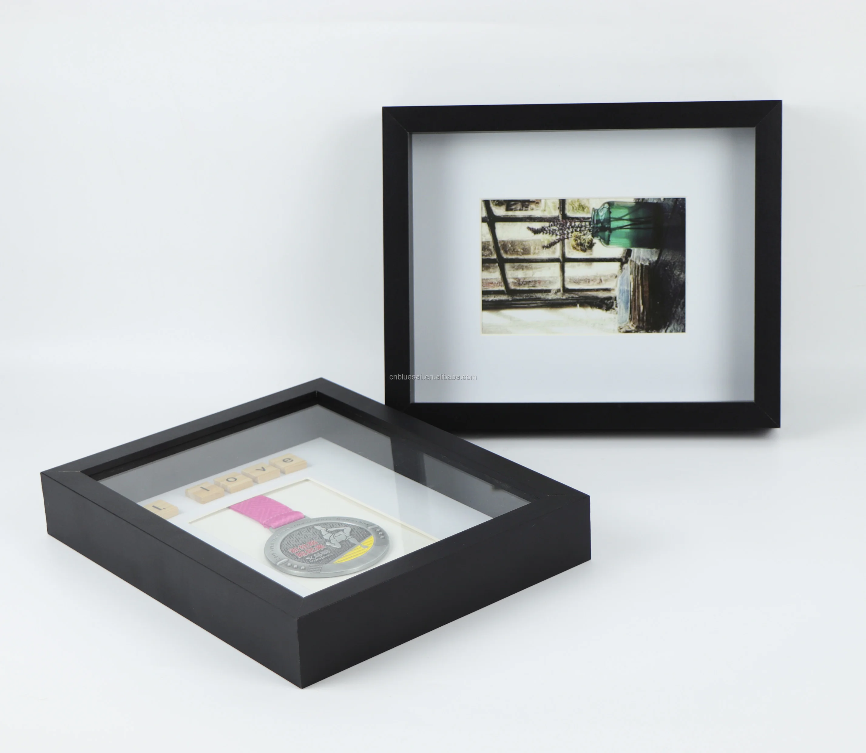 8 By 10 Inches Shadow Box Frame,Mdf Picture Frame,Deep Frame For Display Photo Or Save Souvenir