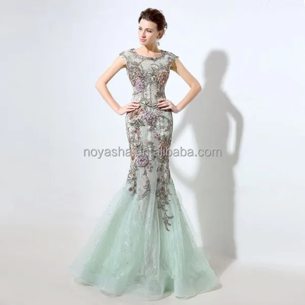fish cut evening gown