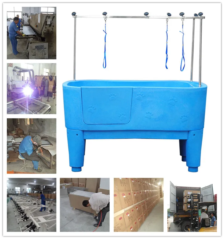 2018 New Improved High quality plastic dog grooming bathtub H111, View