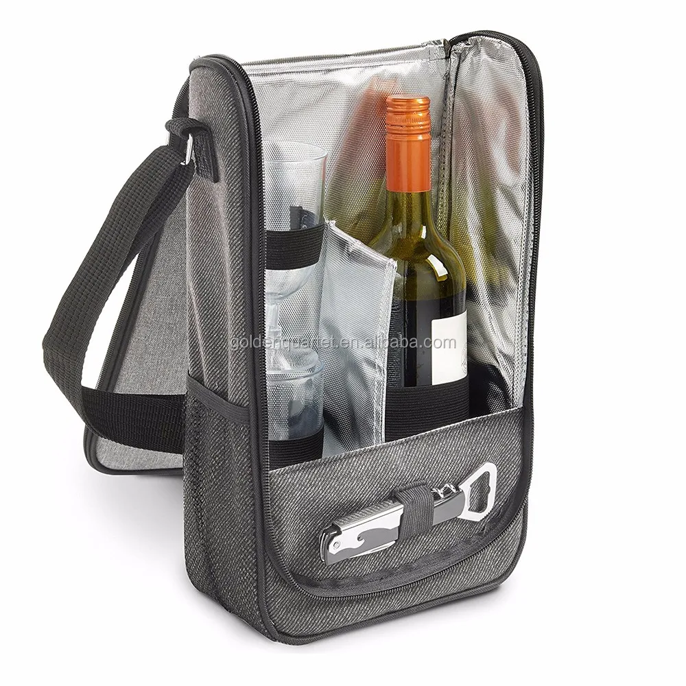 2 bottle cooler bag